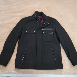 Express Black Wool Blend Jacket / Coat